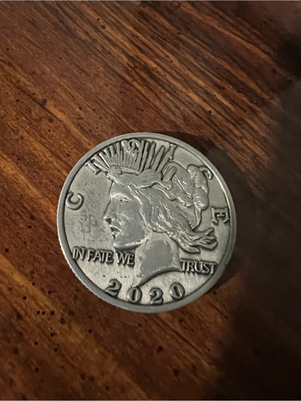 Batman Two-Face "In Fate We Trust" Custom Prop Coin ⚖️
